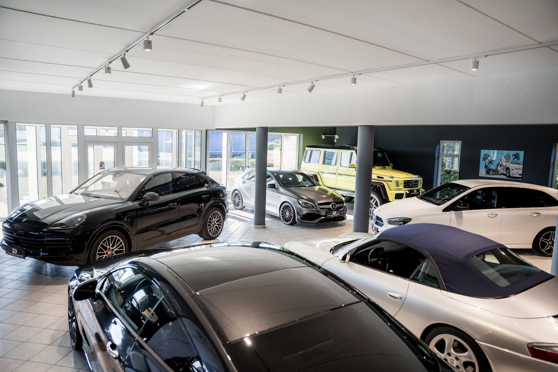 Showroom-Übersicht von M.K. Automobile